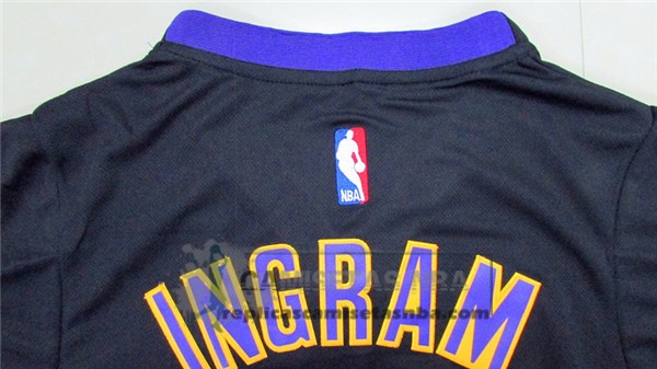 Camiseta Manga Corta Lakers Ingram Negro